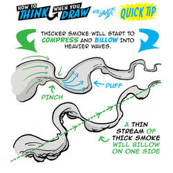 How to THINk when you draw SMOKE QUICK TIP!