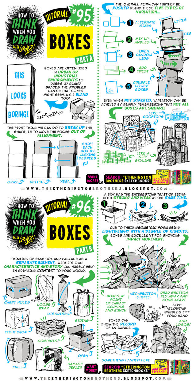 Draw Box Communication How to THINK when you draw BOXES tutorial! by EtheringtonBrothers on ...