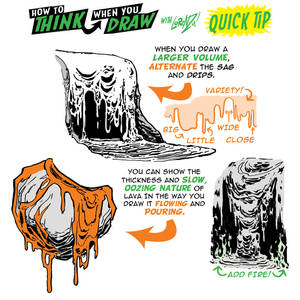 How to THINK when you draw LAVA QUICK TIP!