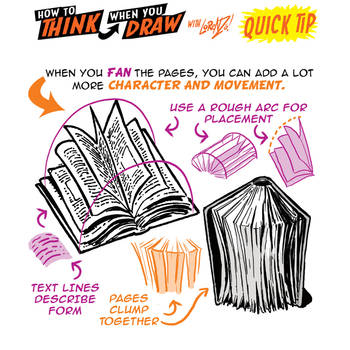 How to THINK when you draw BOOKS QUICK TIP!