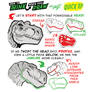 How to THINK when you draw T-REX HEADS QICK TIP!