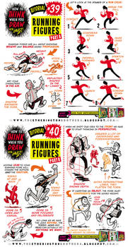 How to THINK when you draw RUNNING FIGURES