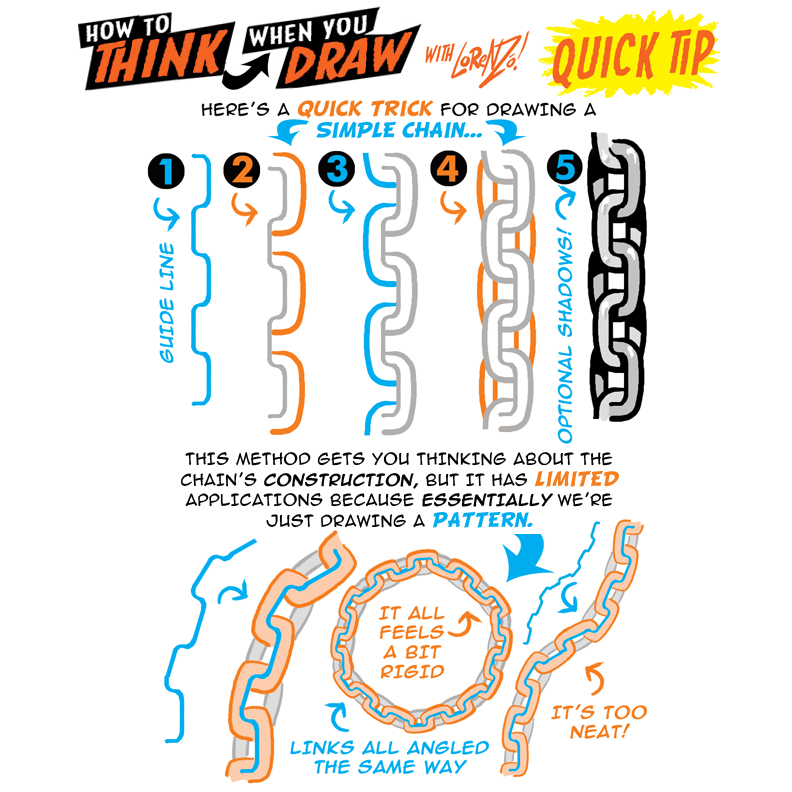Draw Chain Loop How To Draw Chains - Trackreply4