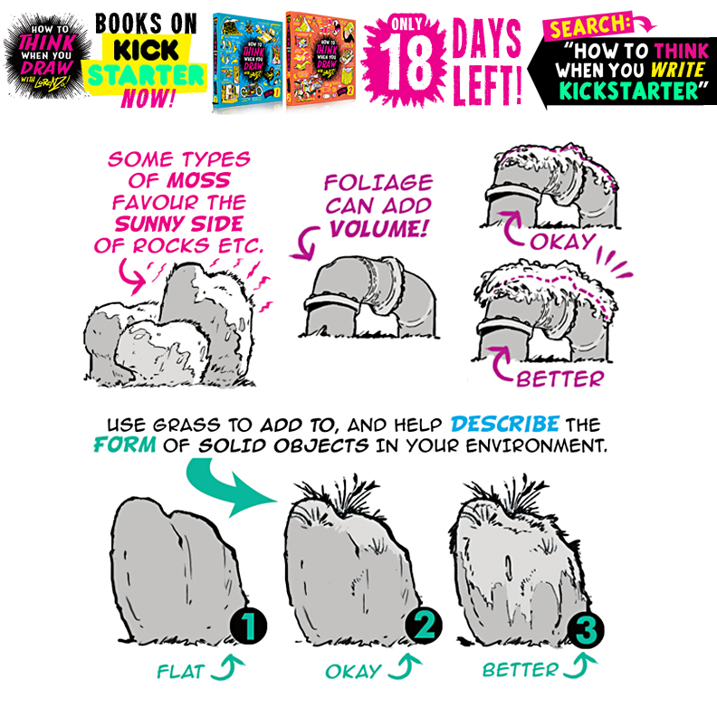GRASSY MOSS drawing TIPS! KICKSTARTER ENDS SOON! by EtheringtonBrothers