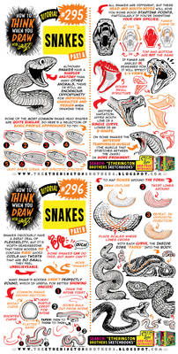 How to THINK when you draw SNAKES tutorial