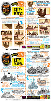 How to THINK when you draw CITYSCAPES tutorial!