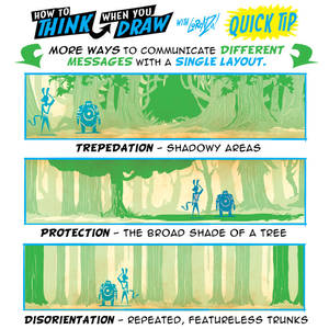 How to THINK when you draw FOREST LAYOUTS TIP!