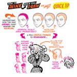 How to THINK when you draw HAIRLINES QUICK TIP!
