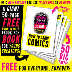 HUGE FREE 50-PAGE EBOOK PDF for YOUNG CREATORS!