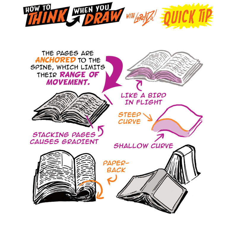 How to THINK when you draw BOOKS QUICK TIP! by EtheringtonBrothers on  DeviantArt