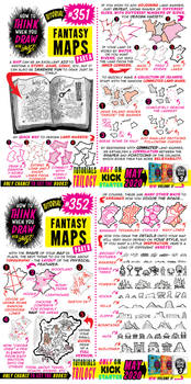 How to THINK when you draw FANTASY MAPS tutorial!