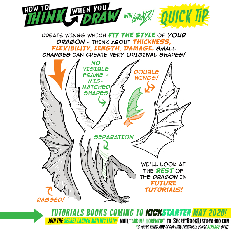 How to THINK when you draw BIRD WINGS QUICK TIP! by EtheringtonBrothers on  DeviantArt