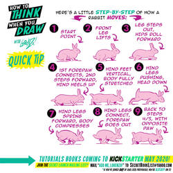 How to THINK when you draw RABBITS QUICK TIP!