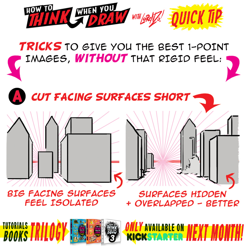 How to THINK when you draw BOOKS QUICK TIP! by EtheringtonBrothers