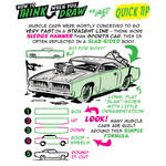 How to THINK when you draw MUSCLES CARS QUICK TIP!