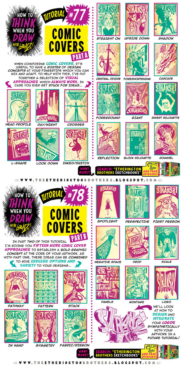 How to THINK when you draw COMIC COVERS tutorial! by ...