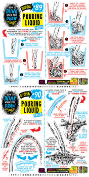 How to THINK when you draw POURING LIQUID!