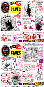 How to THINK when you draw CAVES tutorial!