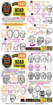 How to THINK when you draw HEAD STRUCTURE tutorial
