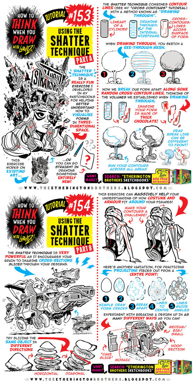 How to THINK when you draw THE SHATTER TECHNIQUE! by ...