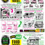 How to THINK when you draw FOOD TRUCKS tutorial!