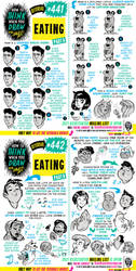 How to draw EATING for #LEARNUARY day ONE!