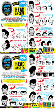How to draw HEAD ANGLES for #LEARNUARY day 16!!!!!