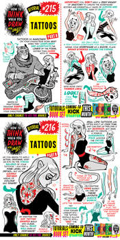 How to THINK when you draw TATTOOS tutorial!