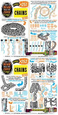 How to THINK when you draw CHAINS tutorial!