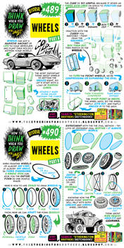How to THINK when you draw WHEELS tutorial!