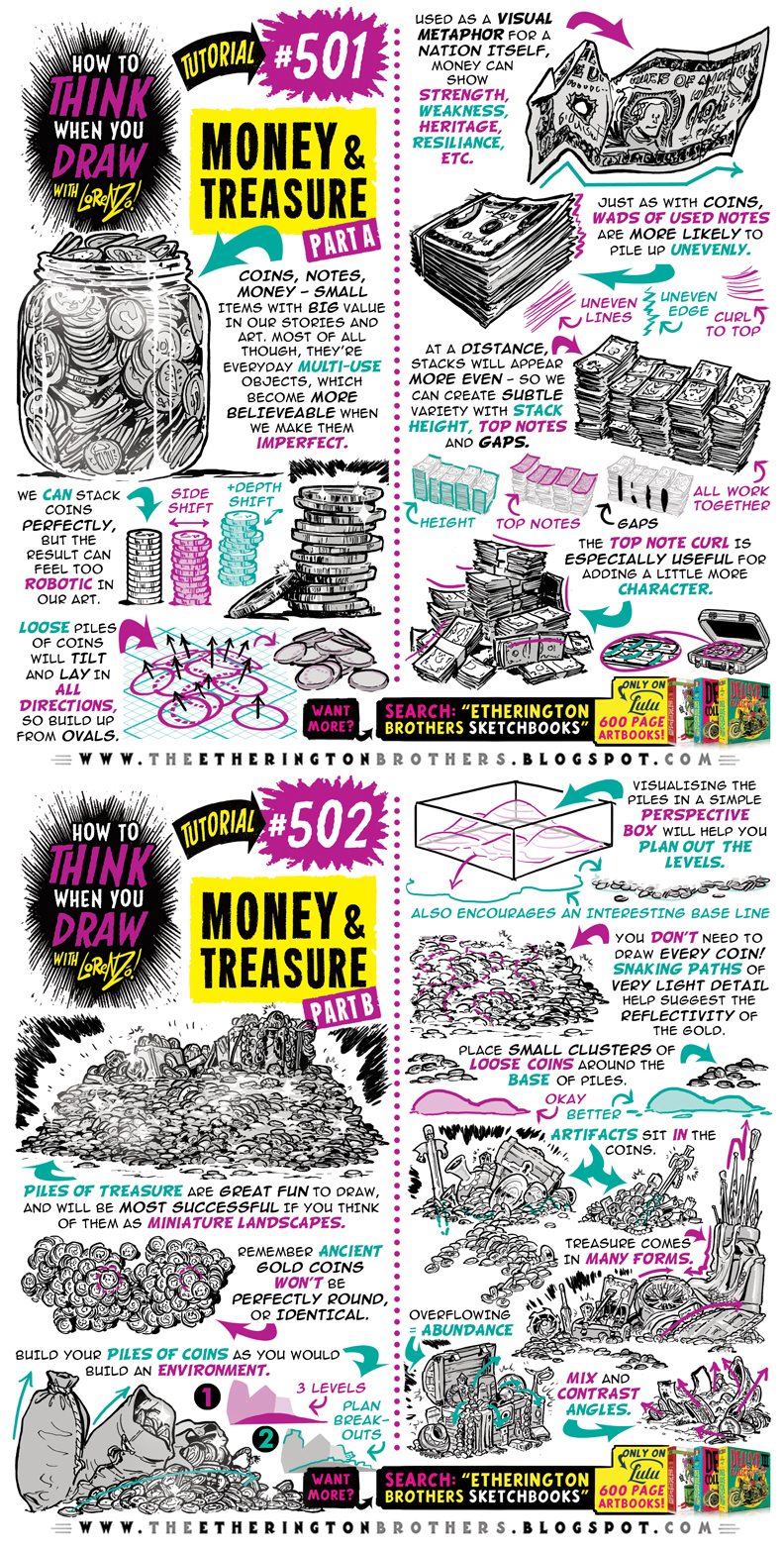 How to THINK when you draw MONEY and TREASURE! by EtheringtonBrothers ...