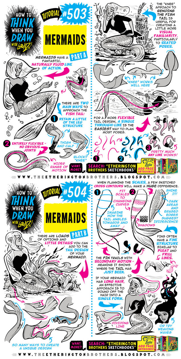 How to THINK when you draw UNDERWATER tutorial! by EtheringtonBrothers on  DeviantArt