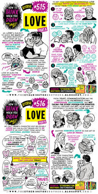 How to THINK when you draw LOVE tutorial!