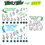 How to THINK when you draw FLAMES QUICK TIP!