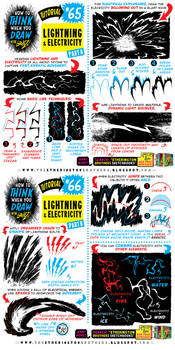 How to THINK when you draw LIGHTNING + ELECTRICITY