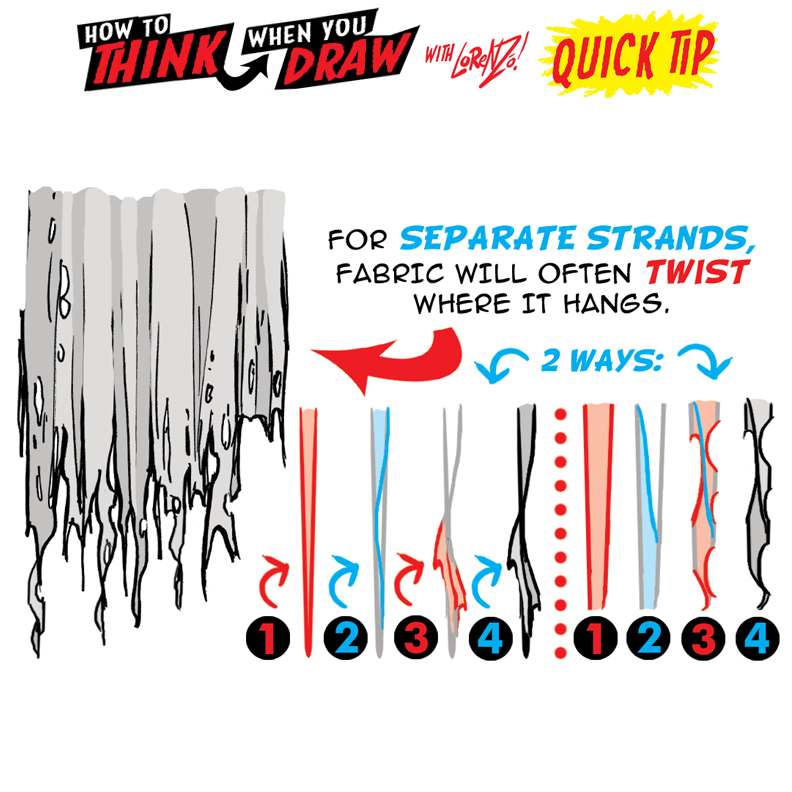 How To Draw Ripped Cloth
