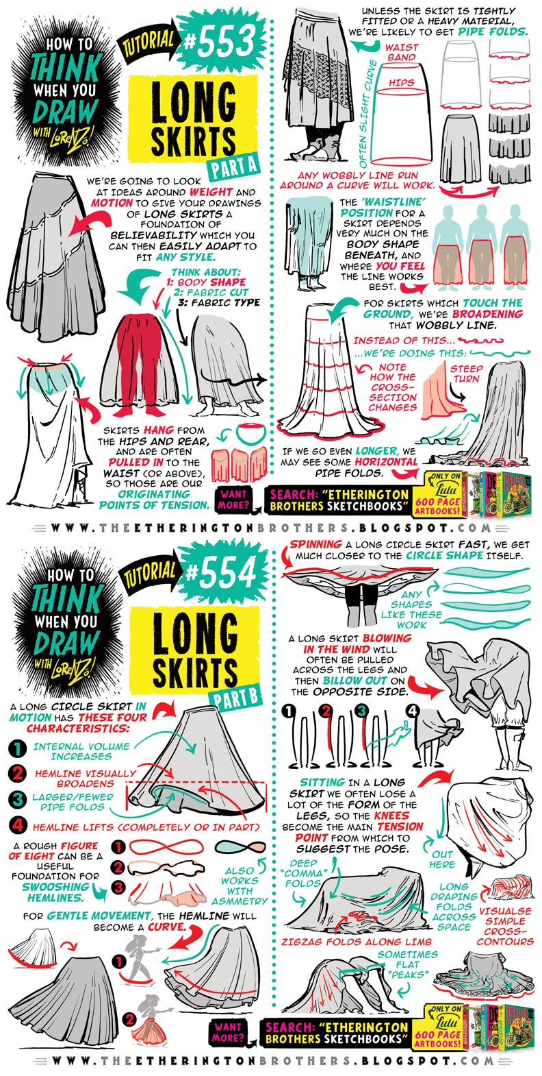BRAND NEW TUTORIAL! LONG SKIRTS! by EtheringtonBrothers on DeviantArt