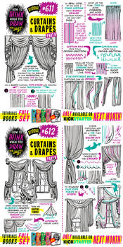 How to THINK when you draw CURTAINS and DRAPES!