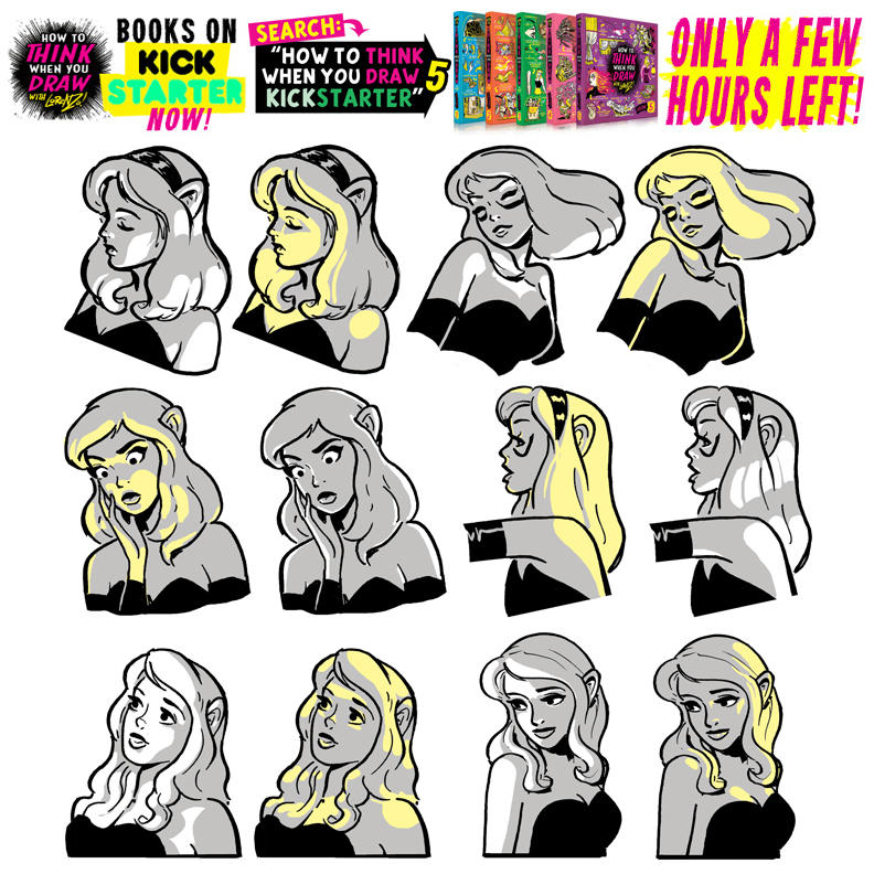 12 WAYS to CEL SHADE the HAIR and FACE! by EtheringtonBrothers on ...