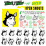 How to THINK when you draw OPEN SNOUTS quick tip!