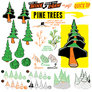 how to THINK when you draw PINE TREES quick tip!