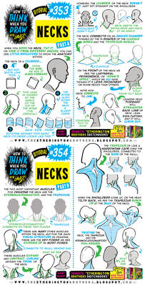 How to THINK when you draw NECKS tutorial!