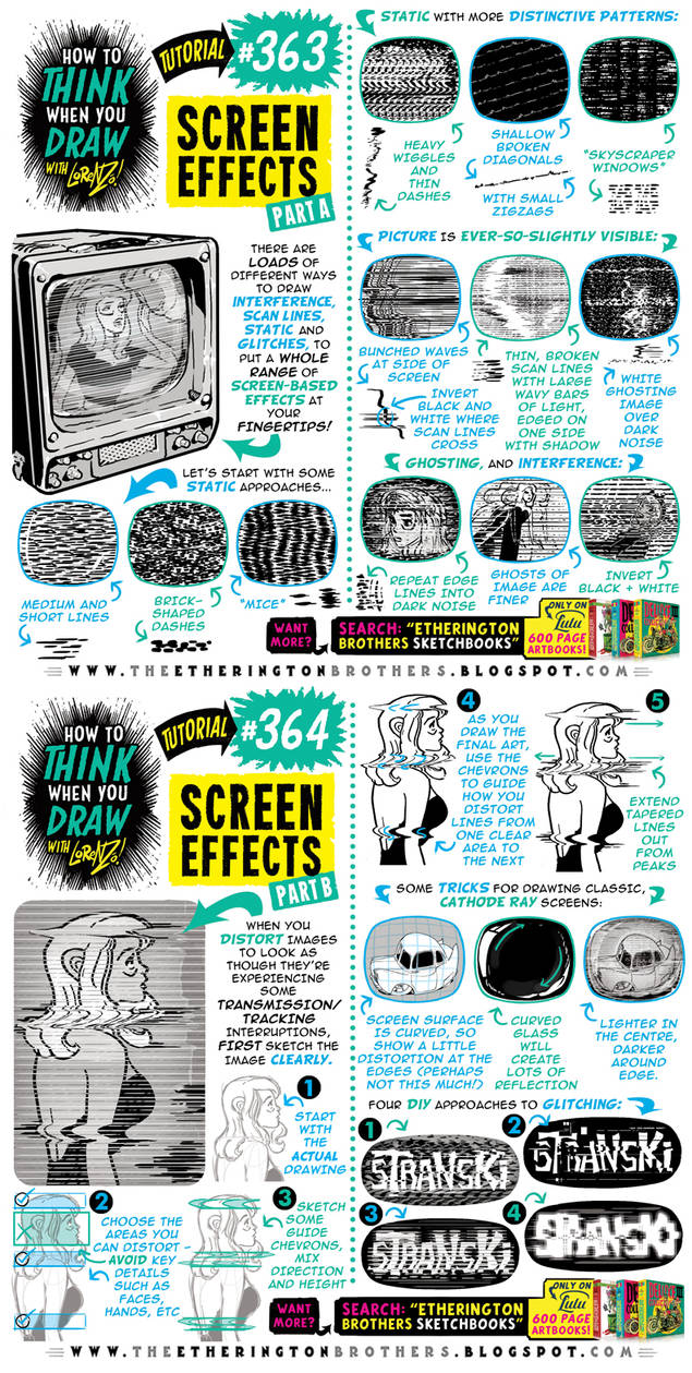 How to THINK when you draw SCREEN EFFECTS tutorial by ...