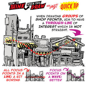 How to THINK when you draw ENVIRONMENTS quick tip!