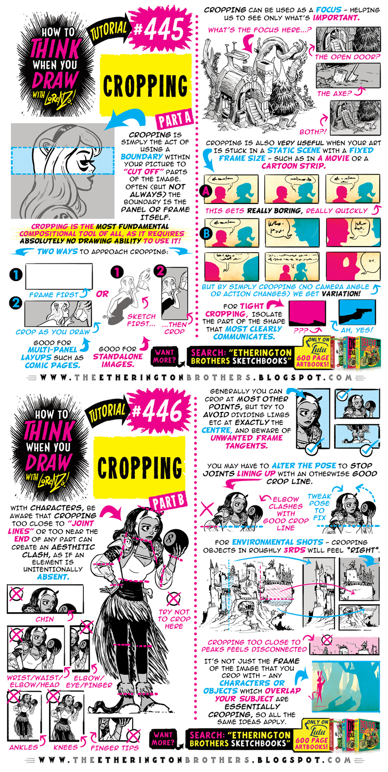 Crop Drawing Tutorial How to THINK when you draw CROPPING tutorial! by EtheringtonBrothers on ...