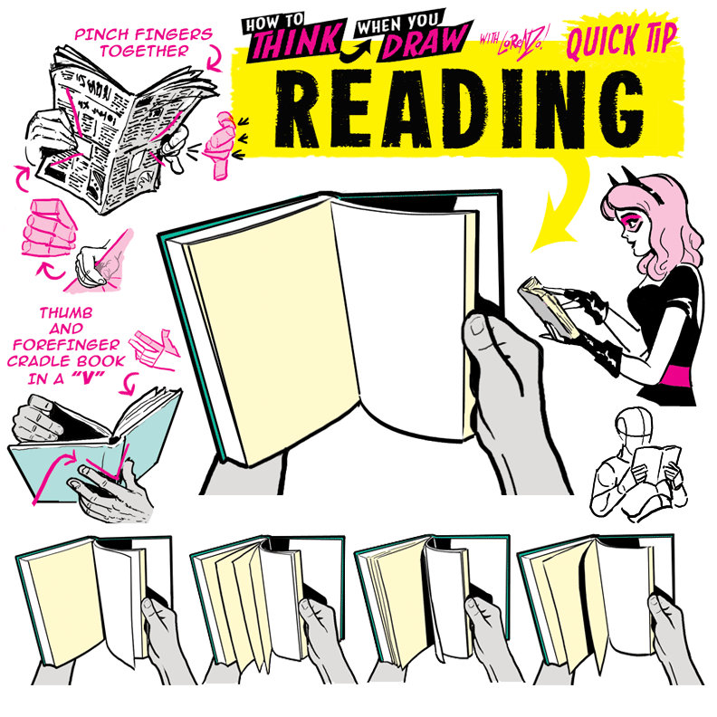 How to THINK when you draw READING, ANIMATED! by EtheringtonBrothers on ...