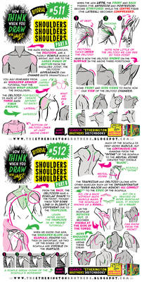 How to THINK when you draw SHOULDERS tutorial!