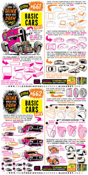 How to THINK when you draw BASIC CARS tutorial!