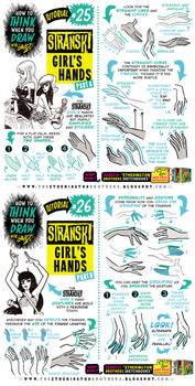 How to draw The Stranski Girl's Hands part 1