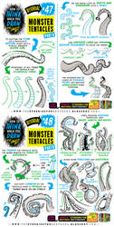 How to THINK when you draw TENTACLES tutorial!